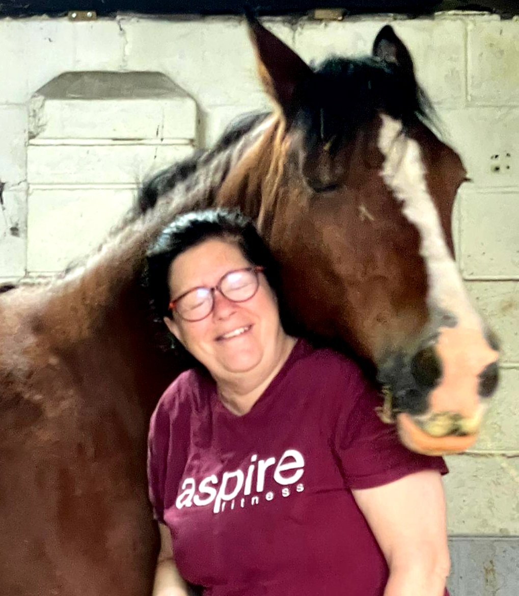 Rachel with her horse